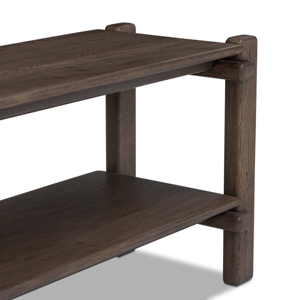 Home Fashion Marcia Console Table Grey Reclaimed French Oak By Four Hands