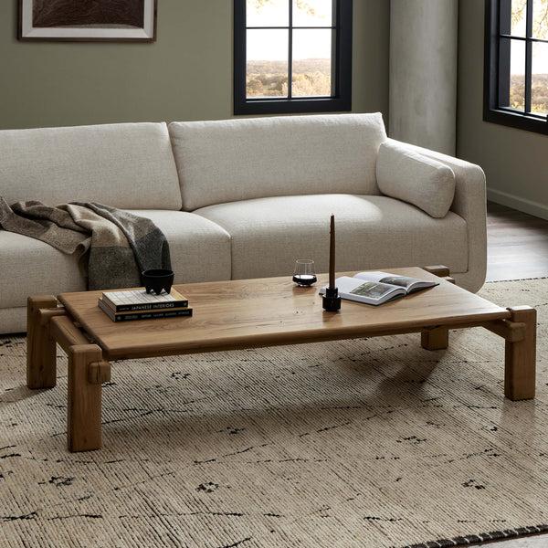 Home Fashion Marcia Rectangular Coffee Table Natural By Four Hands