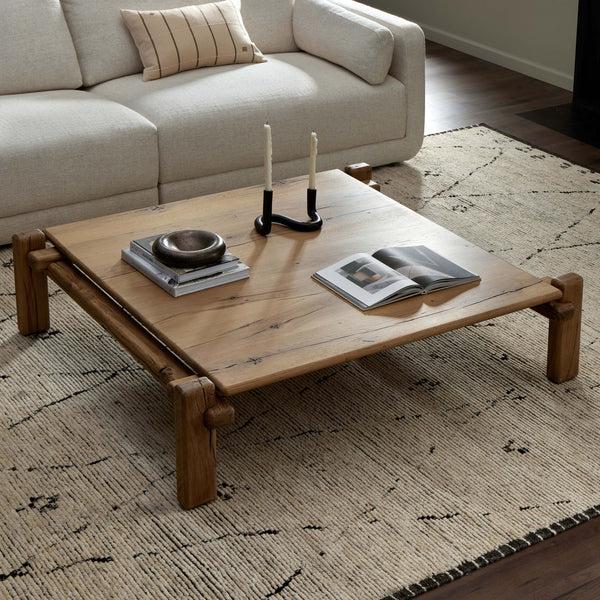 Home Fashion Marcia Square Coffee Table Natural By Four Hands