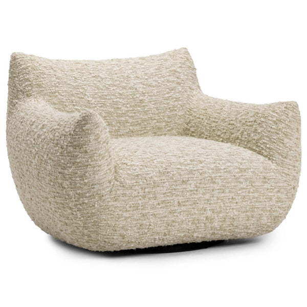 home fashion Margot Swivel Chair Solema Cream by Four Hands
