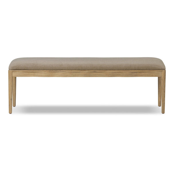 Home Fashion Marie Bench Sage Worn Velvet By Four Hands