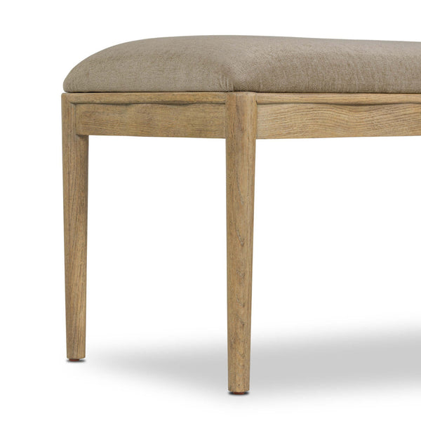 Home Fashion Marie Bench Sage Worn Velvet By Four Hands