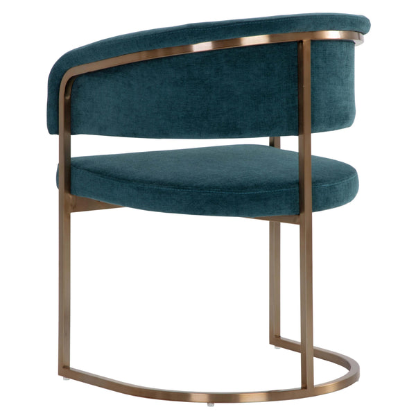 Home Fashion Marris Dining Chair Danny Teal Set Of 2
