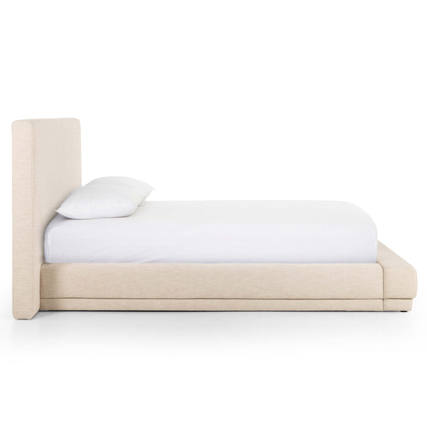 Home Fashion Martina Wide Bed Bergamo Parchment By Four Hands