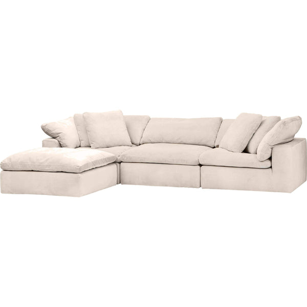 Home Fashion Mateo 4 Piece Modular Sectional Romo Linen
