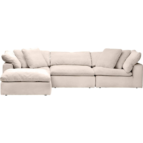 Home Fashion Mateo 4 Piece Modular Sectional Romo Linen