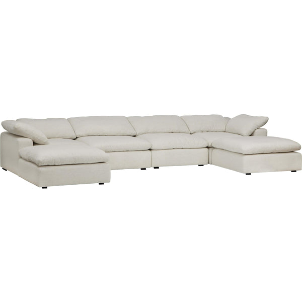 home fashion Mateo 6 Piece Modular Sectional Nomad Snow