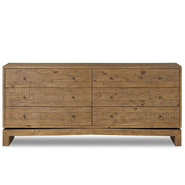 Home Fashion Matthes 6 Drawer Dresser Sierra Rustic Natural By Four Hands