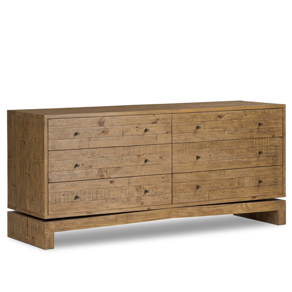 home fashion Matthes 6 Drawer Dresser Sierra Rustic Natural by Four Hands