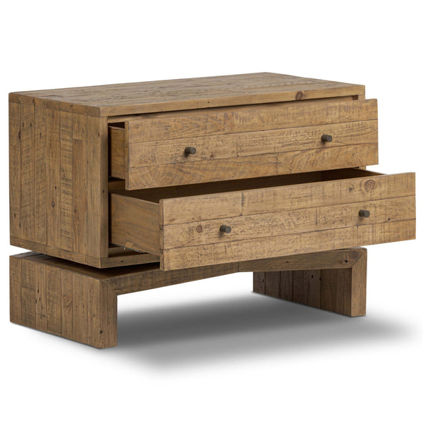 Home Fashion Matthes Nightstand Sierra Rustic Natural By Four Hands