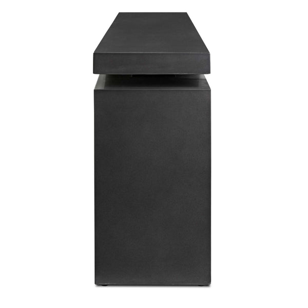 Home Fashion Matthes Outdoor Console Table Charcoal By Four Hands