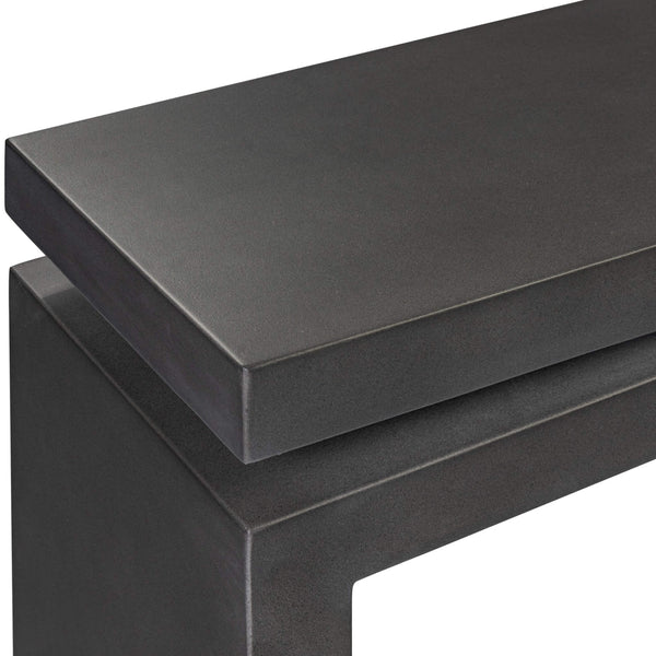 Home Fashion Matthes Outdoor Console Table Charcoal By Four Hands