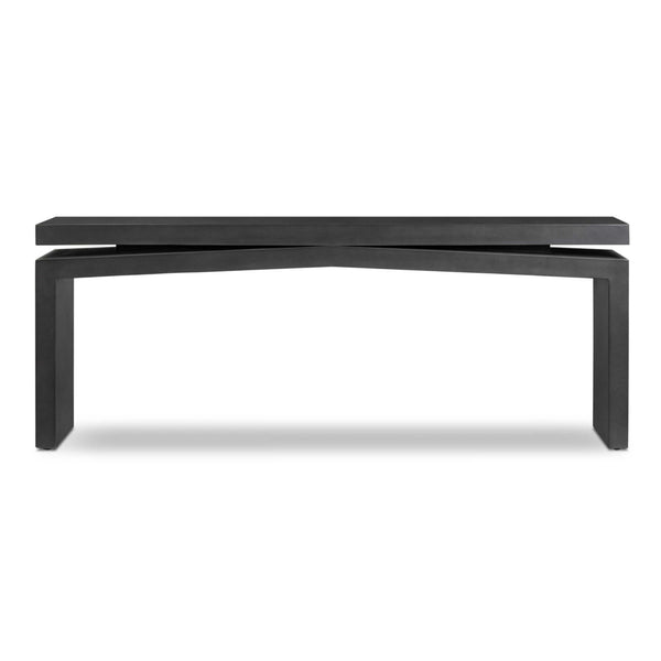 Home Fashion Matthes Outdoor Console Table Charcoal By Four Hands