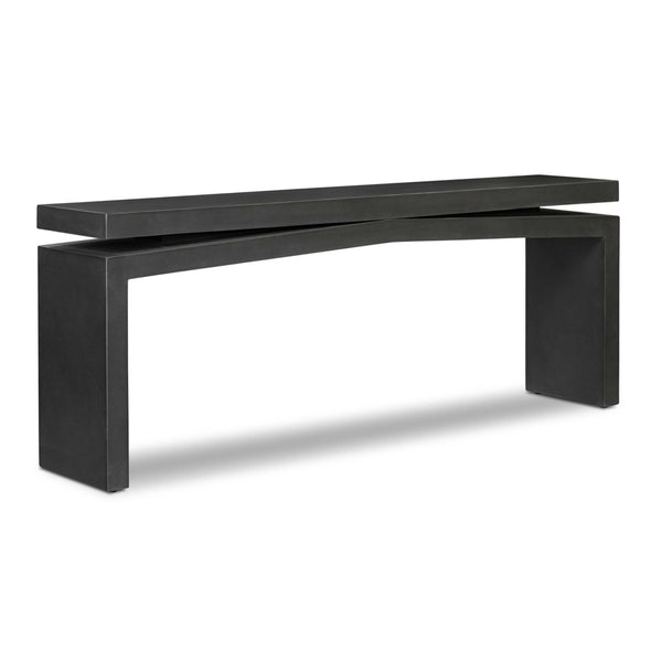 home fashion Matthes Outdoor Console Table Charcoal by Four Hands