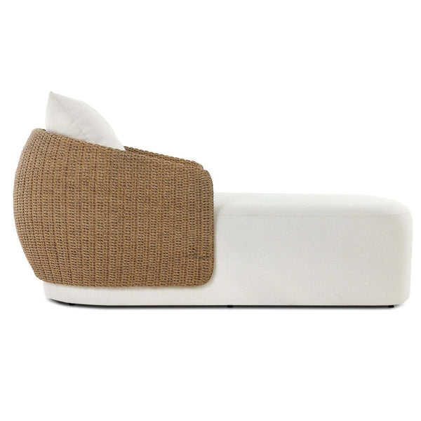 Home Fashion Maven Outdoor Chaise Alessi Linen By Four Hands