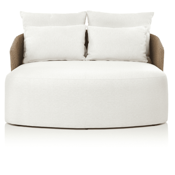 Home Fashion Maven Outdoor Double Chaise Faux Hyacinth By Four Hands