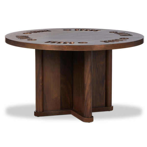 home fashion Mayfield Poker Table Dark Guanacaste by Amber Lewis x Four Hands