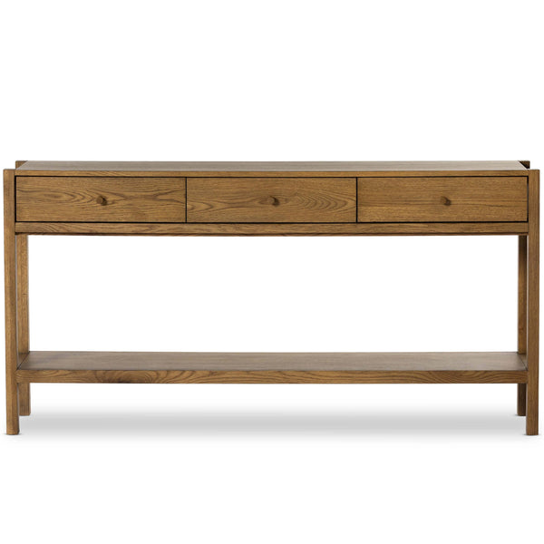 Home Fashion Meadow Console Table Tawny Oak By Four Hands