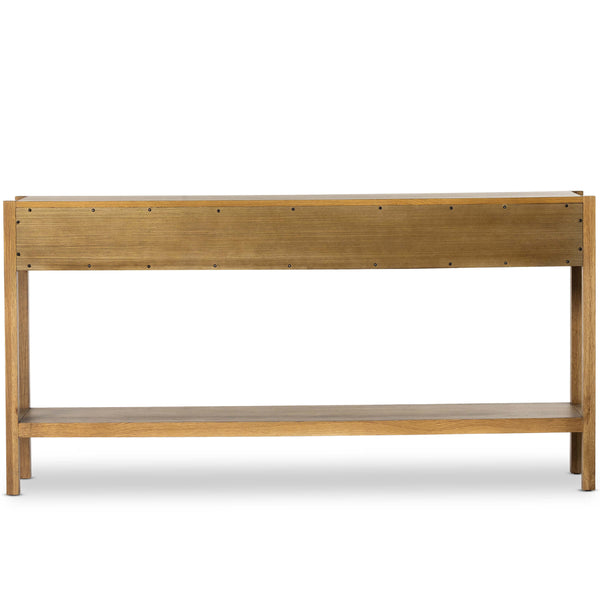 Home Fashion Meadow Console Table Tawny Oak By Four Hands