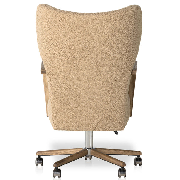 Home Fashion Melrose Desk Chair Sheepskin Camel By Four Hands