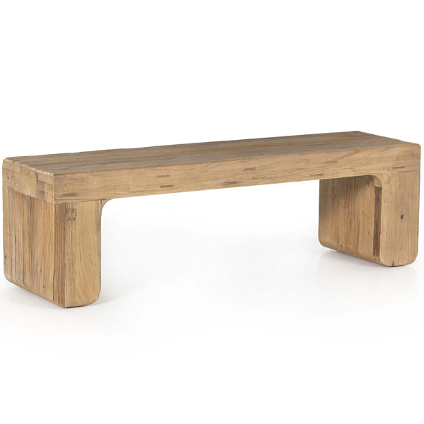 home fashion Merrick Accent Bench Natural Elm by Four Hands