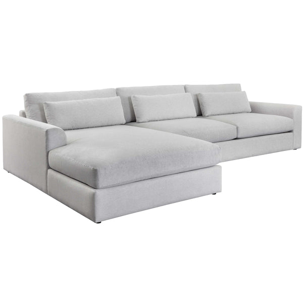 Home Fashion Merrick LAF Chaise Sectional Ernst Silverstone