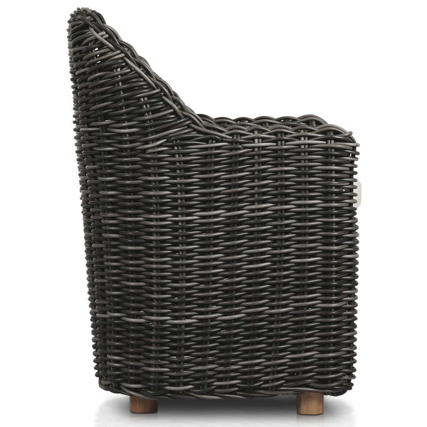 Home Fashion Messina Outdoor Dining Arm Chair Charcoal By Four Hands
