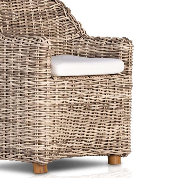 Home Fashion Messina Outdoor Dining Arm Chair Sand By Four Hands