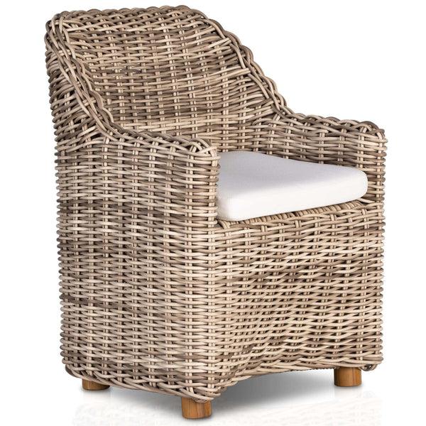 home fashion Messina Outdoor Dining Arm Chair Sand by Four Hands