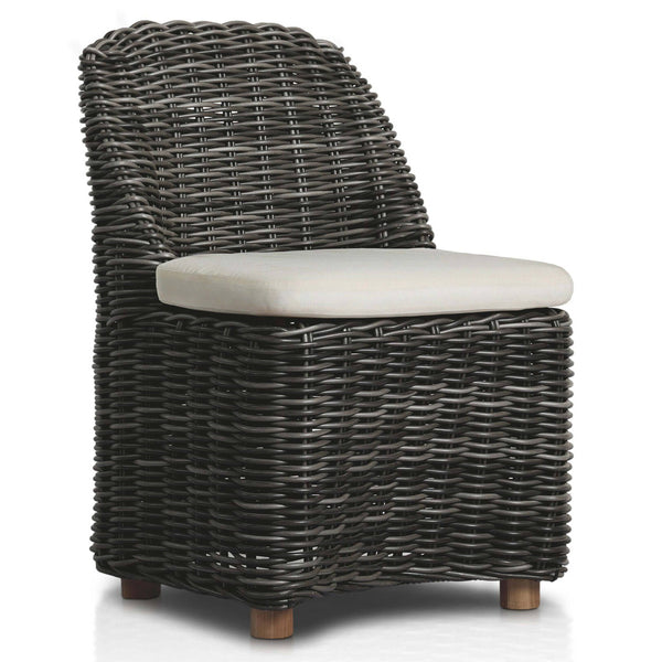 home fashion Messina Outdoor Dining Chair Charcoal Set of 2 by Four Hands