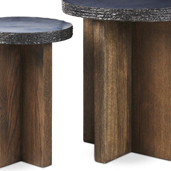 Home Fashion Mezes Nesting End Table Natural By Four Hands