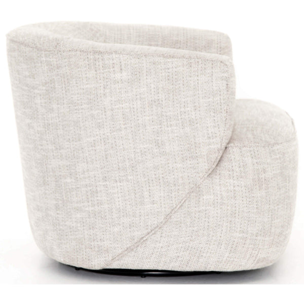 Home Fashion Mila Swivel Chair Brazos Dove By Four Hands