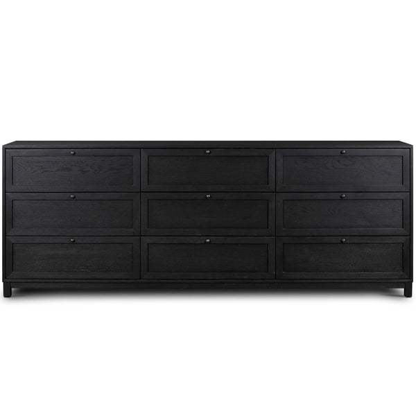 Home Fashion Millie 9 Drawer Dresser Matte Black By Four Hands