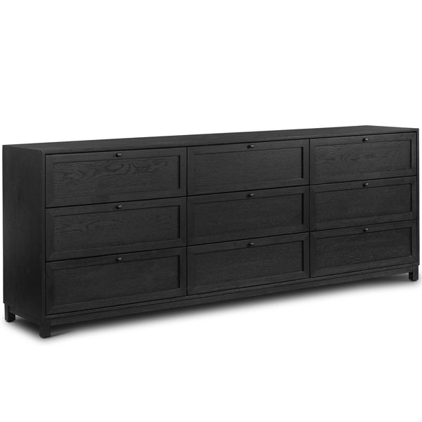 home fashion Millie 9 Drawer Dresser Matte Black by Four Hands