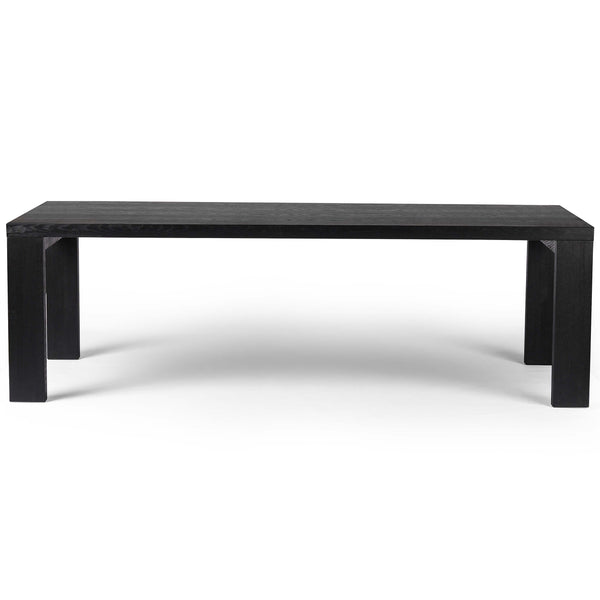 Home Fashion Millie Dining Table Drifted Matte Black By Four Hands