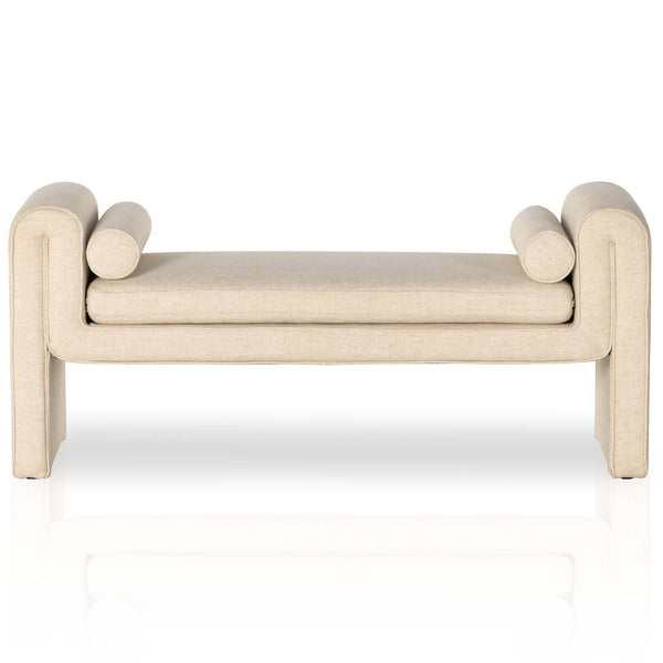Home Fashion Mitchell Bench Thames Cream By Four Hands