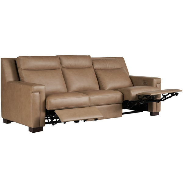 Home Fashion Mixon Leather Power Motion Sofa Caruso Falvo