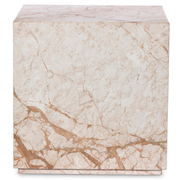 Home Fashion Modern Marble End Table Desert Taupe By Four Hands