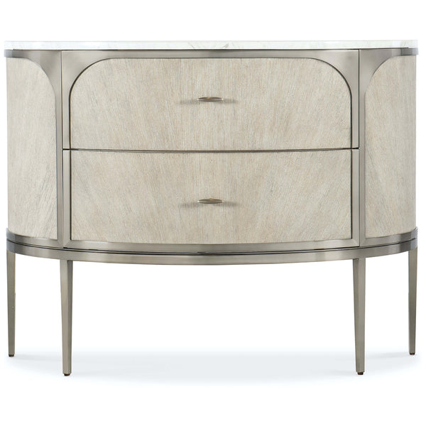 Home Fashion Modern Mood 2 Drawer Nightstand Diamond