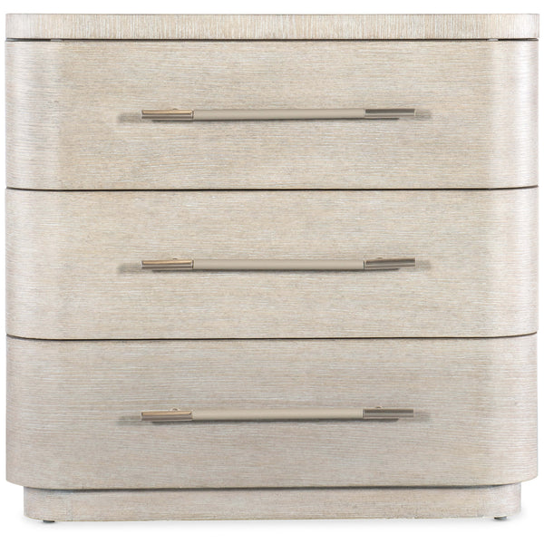 Home Fashion Modern Mood 3 Drawer Nightstand Diamond