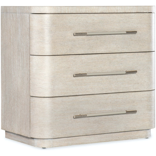 home fashion Modern Mood 3 Drawer Nightstand Diamond