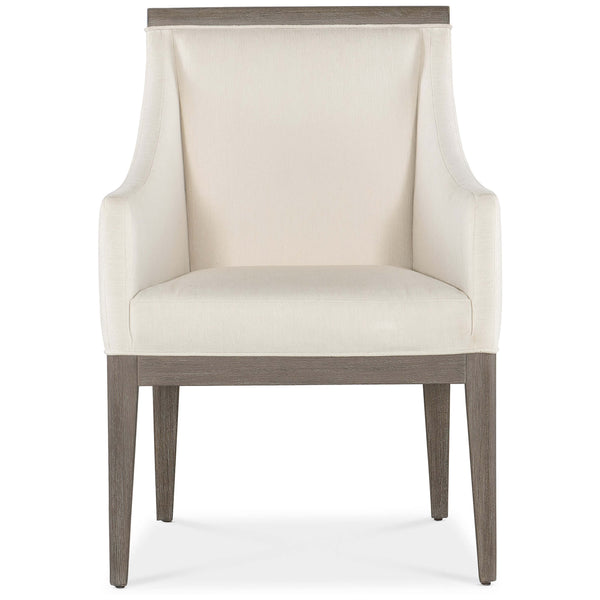 Home Fashion Modern Mood Arm Chair Cottony Cotton/Mink Set Of 2