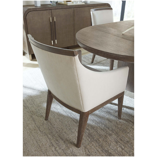 Home Fashion Modern Mood Arm Chair Cottony Cotton/Mink Set Of 2