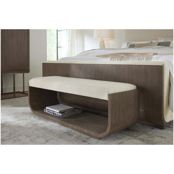 Home Fashion Modern Mood Bed Bench Inverness Natural/Mink