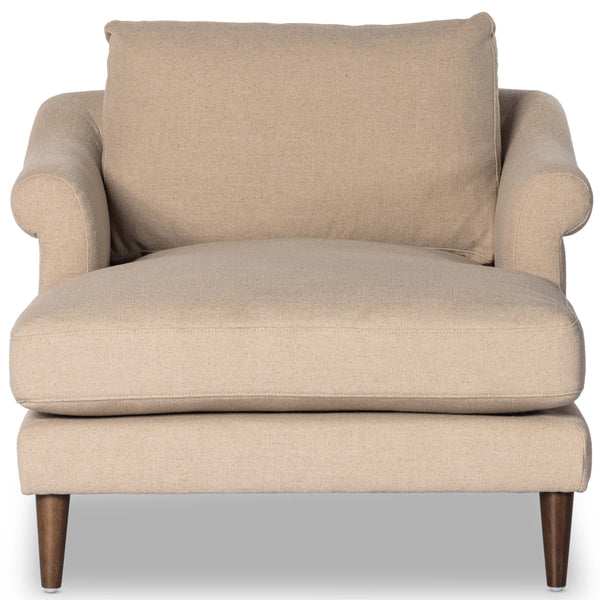 Home Fashion Mollie Chaise Antwerp Taupe By Four Hands