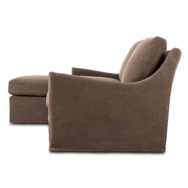 Home Fashion Monette 2 Piece Sectional Broadway Coffee By Four Hands