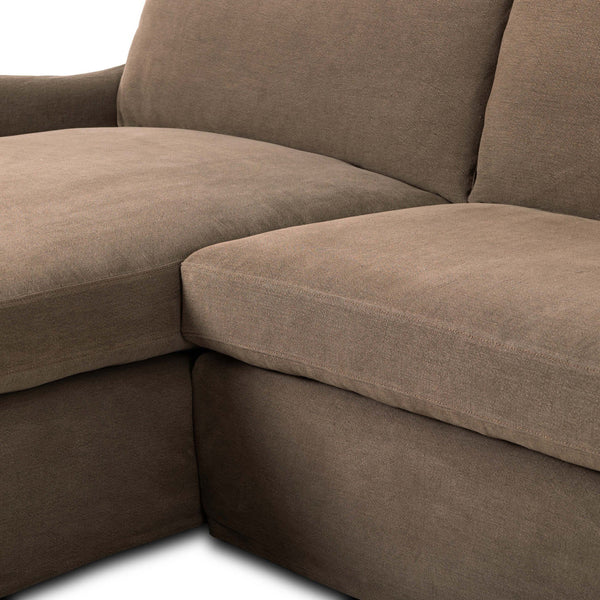 Home Fashion Monette 2 Piece Sectional Broadway Coffee By Four Hands