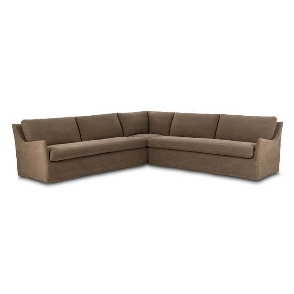 home fashion Monette 3 Piece Sectional Broadway Coffee by Four Hands