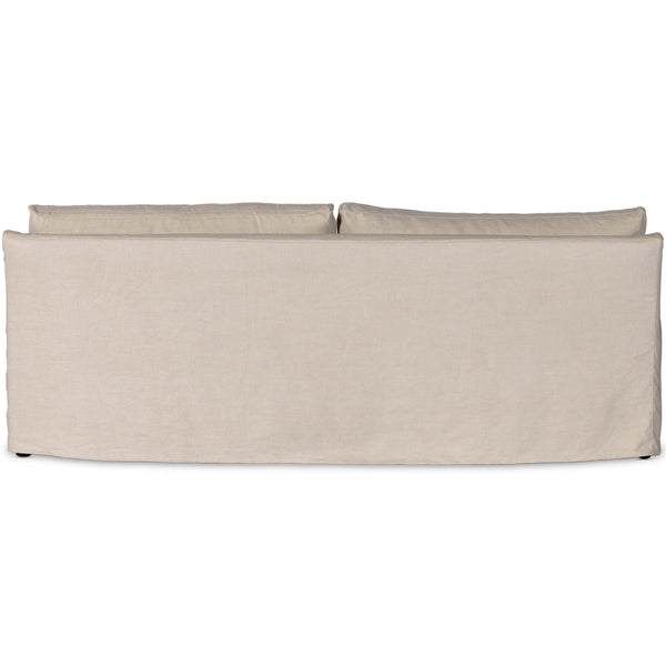 Home Fashion Monette Slipcover Swivel Sofa Brussels Natural By Four Hands