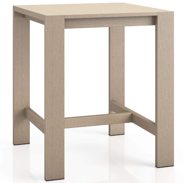 home fashion Monterey Outdoor Bar Table Washed Brown by Four Hands